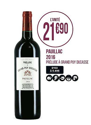 pauillac 2016 prélude à grand puy ducasse