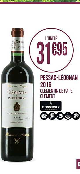 pessac léognan 2016 clémentin de pape clément