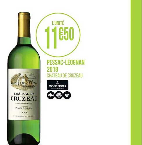 pessac léognan 2018 château de cruzeau