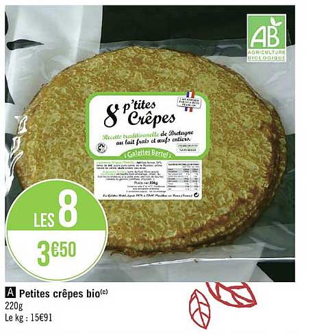 petites crêpes bio