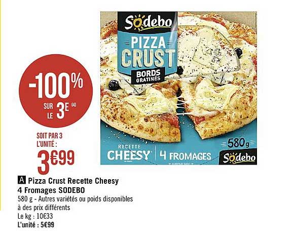 pizza crust recette cheesy c-100% sur le 3ème