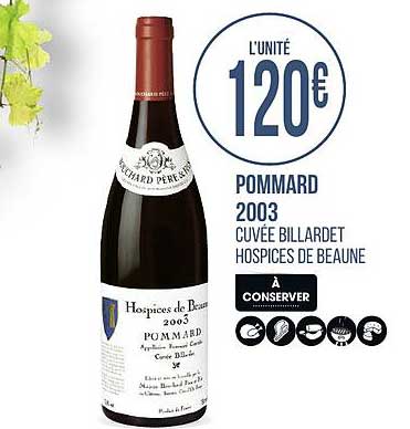 pommard 2003 hospices de beaune