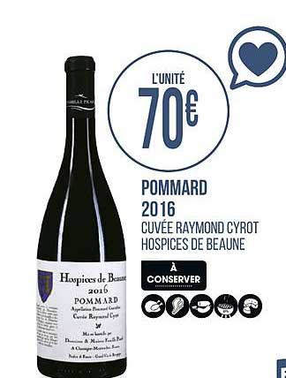 pommard 2016 hospices de beaune