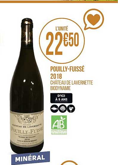 pouilly fuissé 2018 lavernette