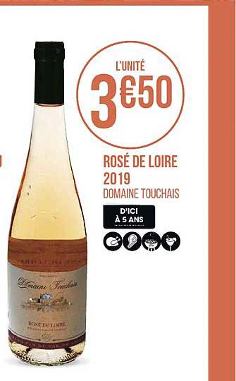rosé de loire 2019 domaine touchais