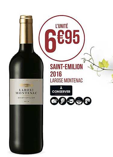 saint emilion 2016 larose montenac