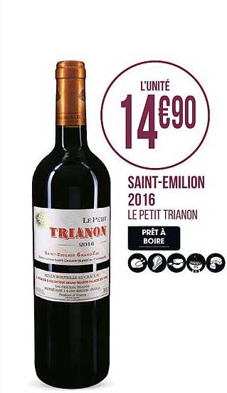 saint émilion 2016 le petit trianon