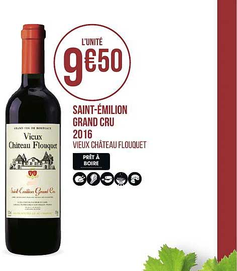 saint émilion grand cru 2016 vieux château flouquet