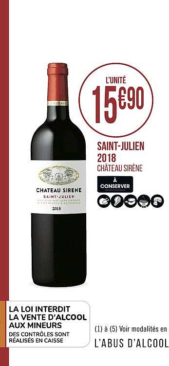 Saint Julien 2018 Château Sirène