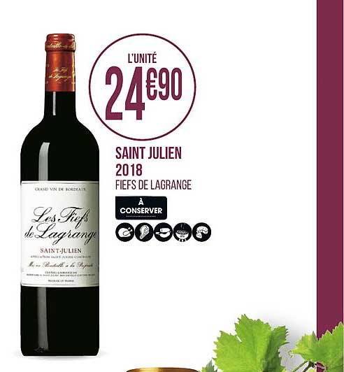 saint julien 2018 fiefs de lagrange