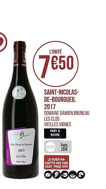saint nicolas de bourgueil 2017 les clos