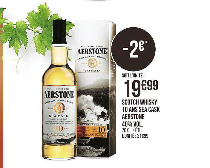 scotch whisky 10 ans aerstone