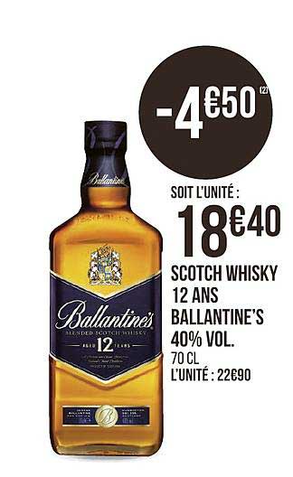 scotch whisky ballantines 12 ans
