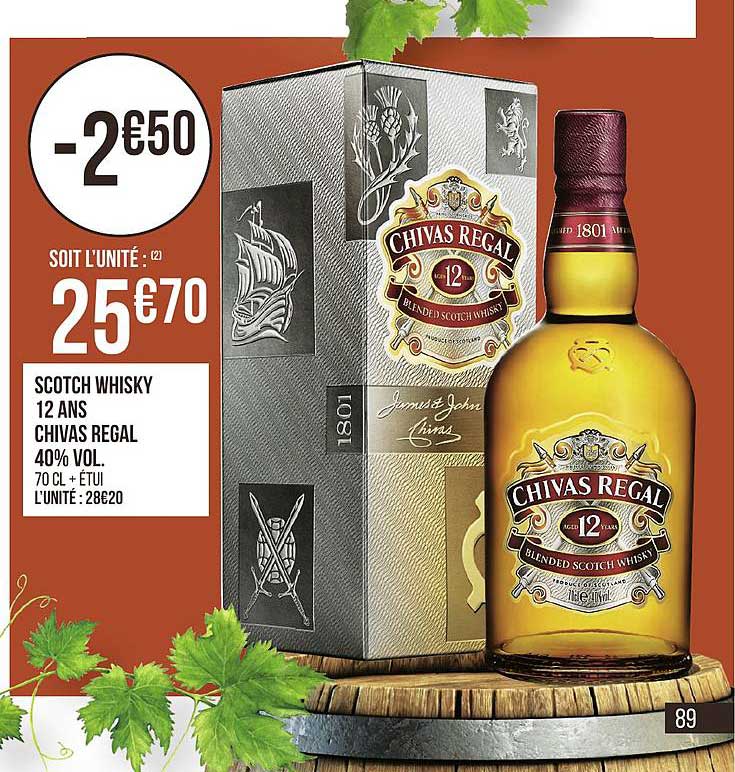 Scotch Whisky Chivas Regal 12 Ans