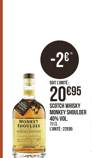 scotch whisky monkey shoulder