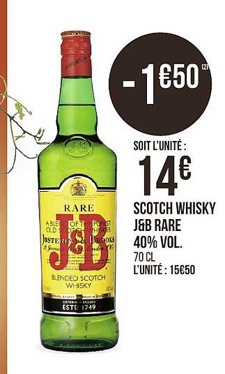 Scotch Whisky Rare J&b