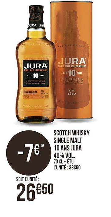 scotch whisky single malt 10 ans jura