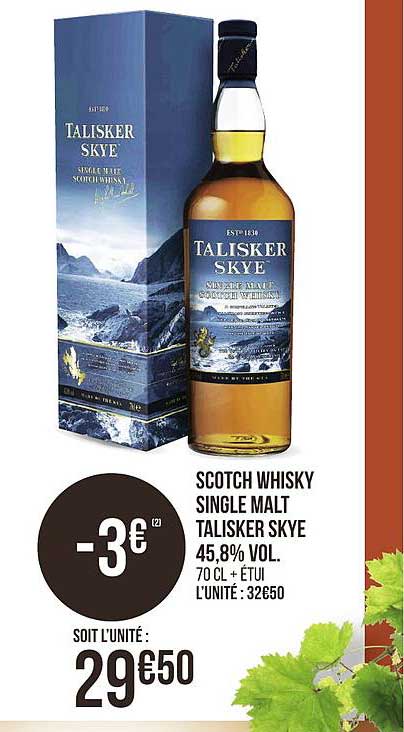 scotch whisky single malt talisker skye
