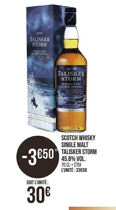 scotch whisky single malt talisker storm