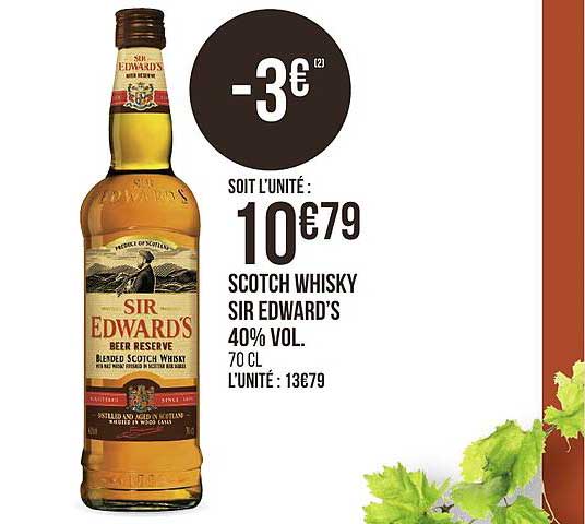 scotch whisky sir edward s