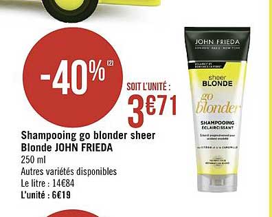 shampooing go blonder sheer blonde john frieda