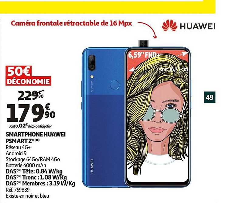 smartphone huawei psmartz