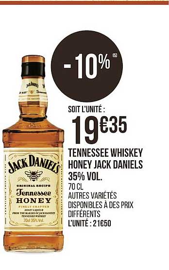 tennessee whiskey honey jack daniels