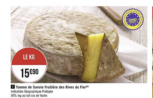 tomme de savoie fruitière des rives du fier