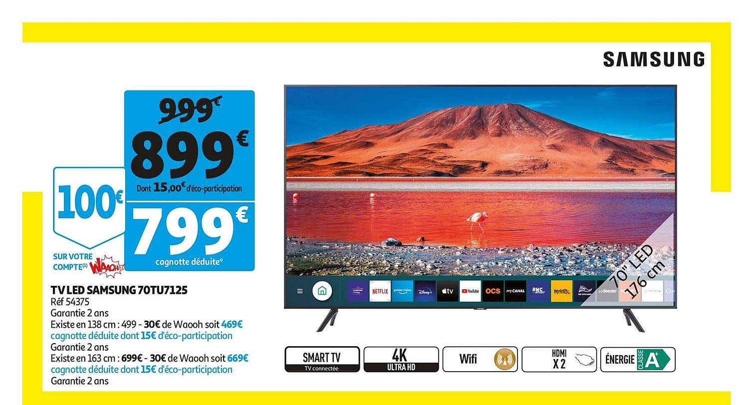 Tv Led Samsung 70tu7125