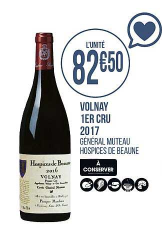 volnay 1er cru 2017 hospices de beaune