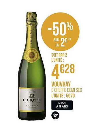 vouvray c greffe demi sec