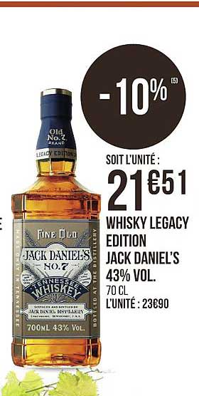 whisky legacy edition jack daniel s