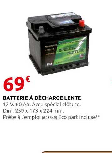 batterie à décharge lente