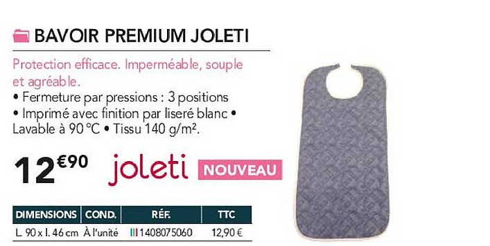 Bavoir Premium Joleti