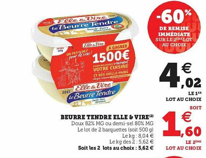 Beurre Tendre Elle & Vire