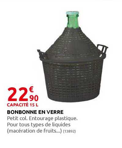 bonbonne en verre