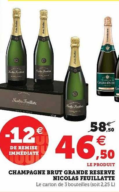 champagne brut grande réserve nicolas feuillatte
