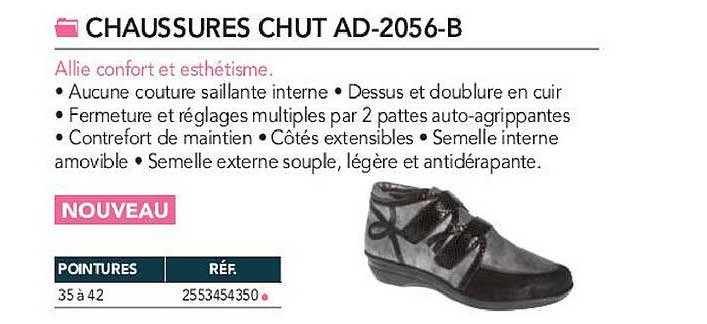 chaussures chut ad-2056-b