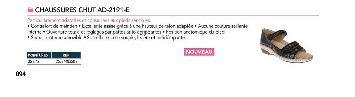chaussures chut ad-2191-e