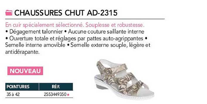 chaussures chut ad-2315