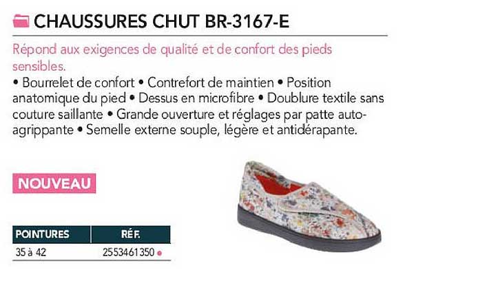chaussures chut br-3167-e