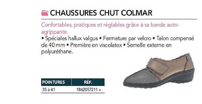 chaussures chut colmar