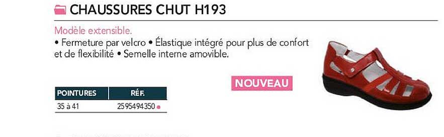 chaussures chut h193