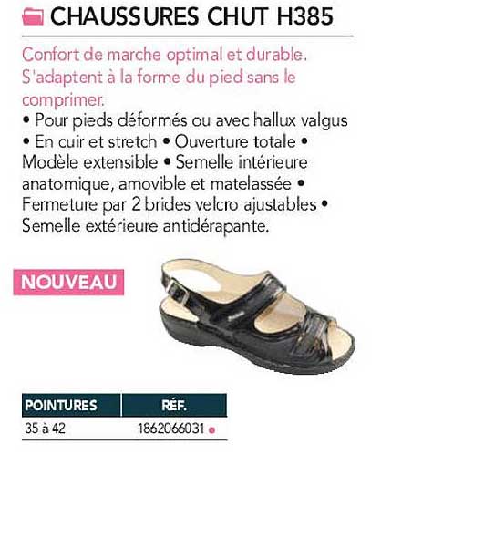 chaussures chut h385