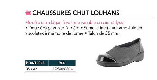 chaussures chut louhans