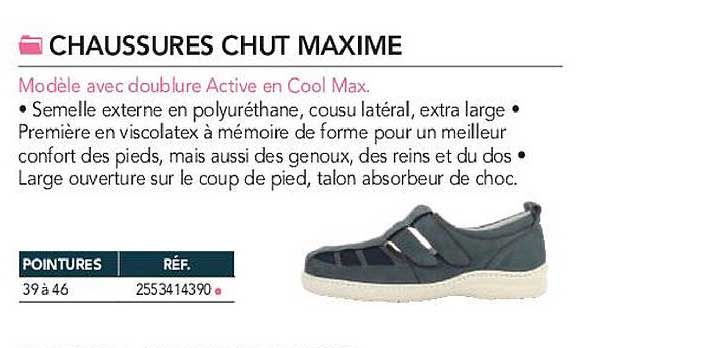chaussures chut maxime