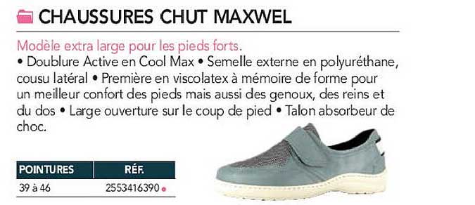 chaussures chut maxwel