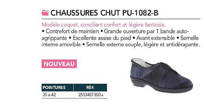 chaussures chut pu-1082-b