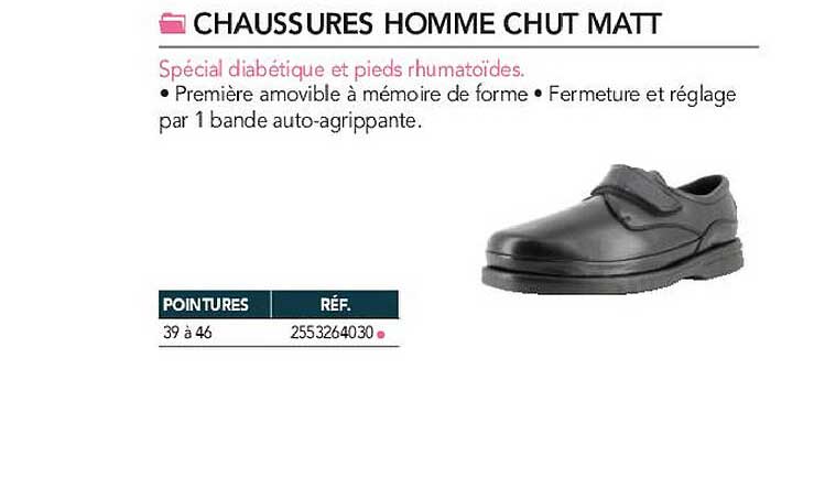 chaussures homme chut matt