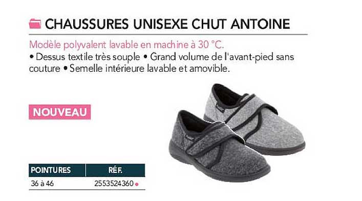 chaussures unisexe chut antoine